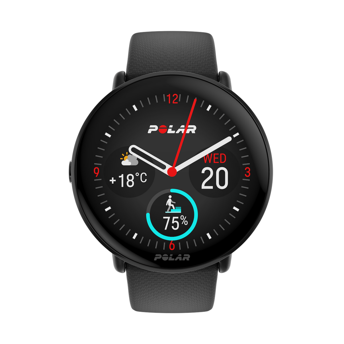 Polar Ignite 3 Fitness & Wellness GPS Smartwatch - Night Black 