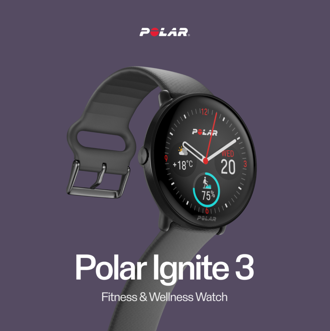Polar Ignite 3 Titanium tracks your sleep, activity, and heart rate