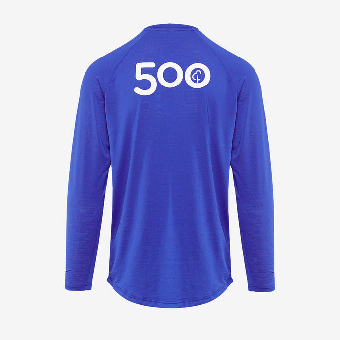 parkrun Milestone Men's Long Sleeve Shirt 500 - Blue