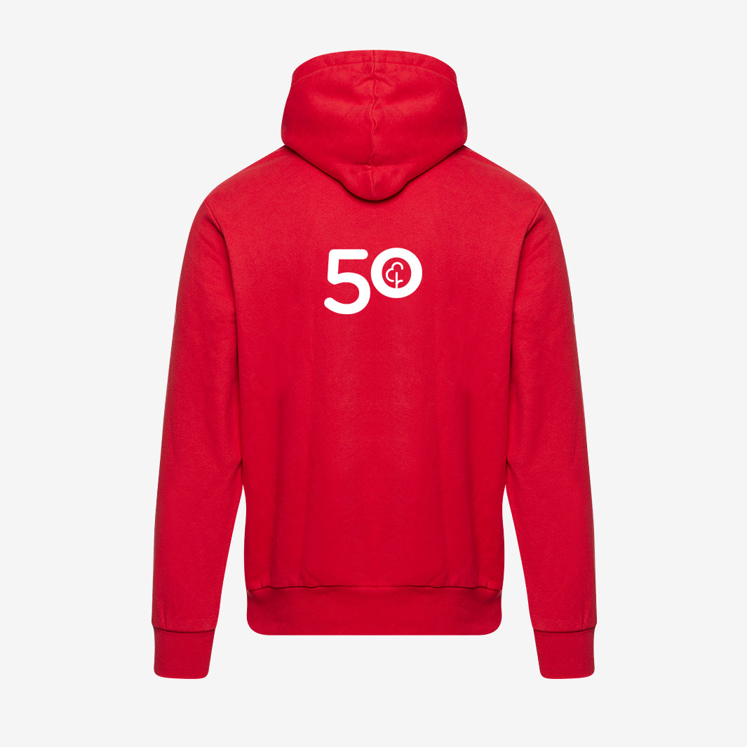 Men's 50 red hoodie