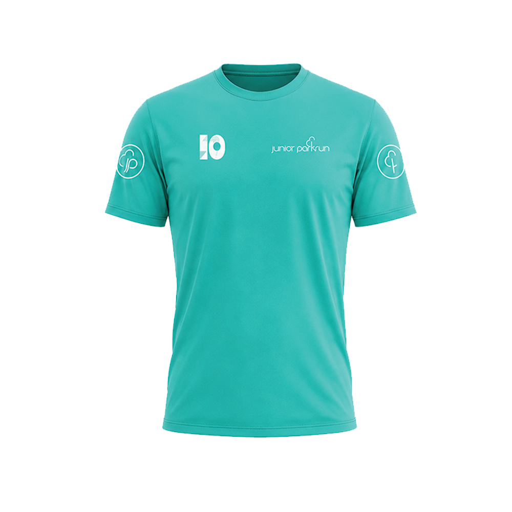 junior parkrun Milestone 10 Tee