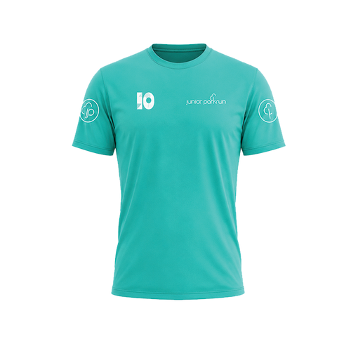 junior parkrun Milestone 10 Tee