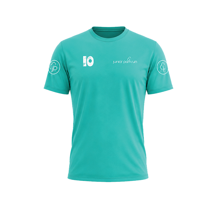junior parkrun Milestone 10 Tee