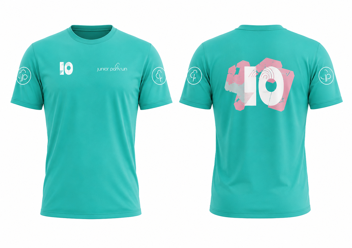 junior parkrun Milestone 10 Tee