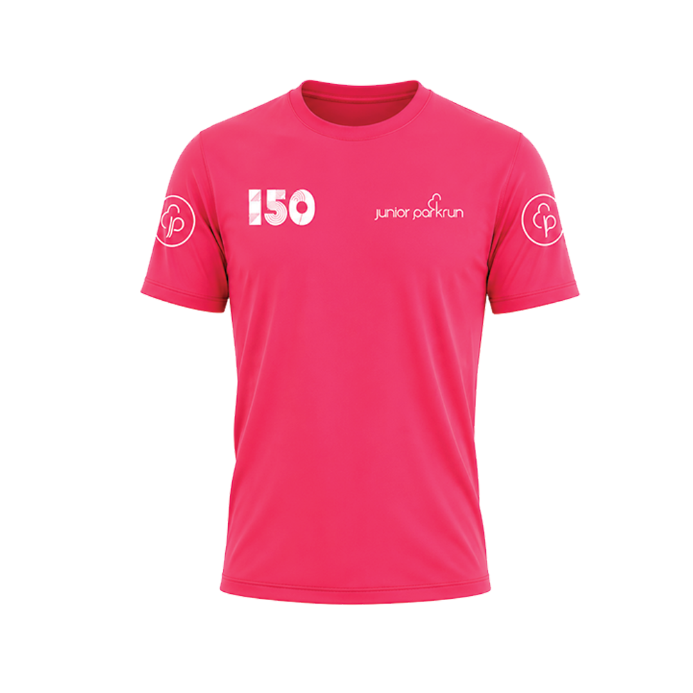 junior parkrun Milestone 150 Tee