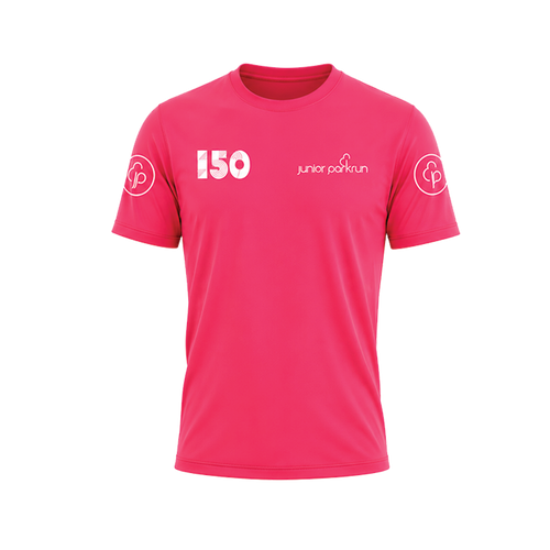 junior parkrun Milestone 150 Tee