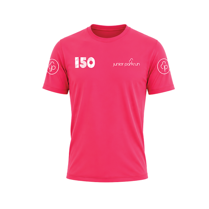 junior parkrun Milestone 150 Tee