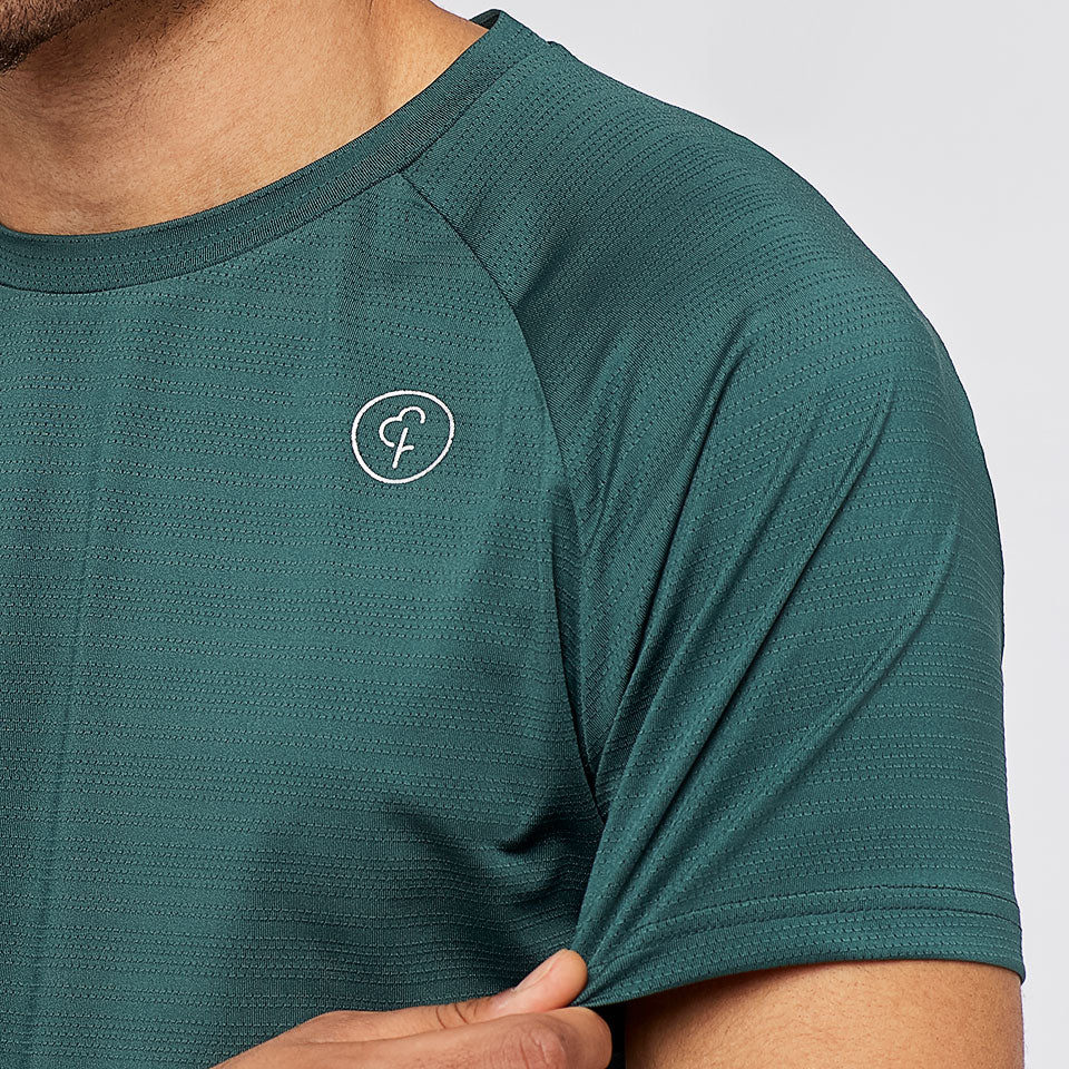 parkrun Milestone Mens T-Shirt 250 - Green