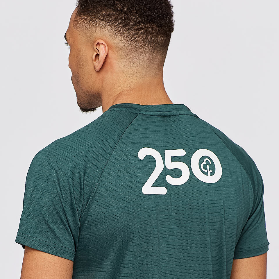 parkrun Milestone Mens T-Shirt 250 - Green