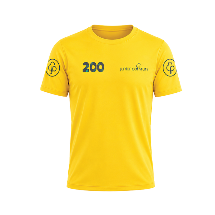 junior parkrun Milestone 200 Tee