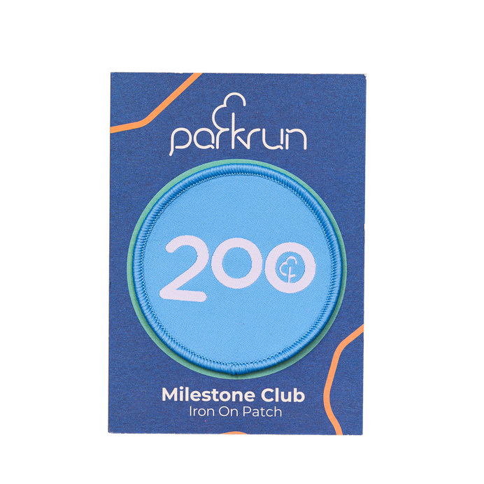 Walk/Run 200 Milestone Woven Patch