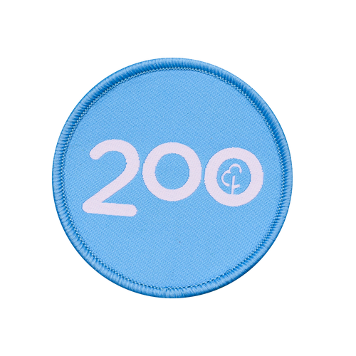 Walk/Run 200 Milestone Woven Patch