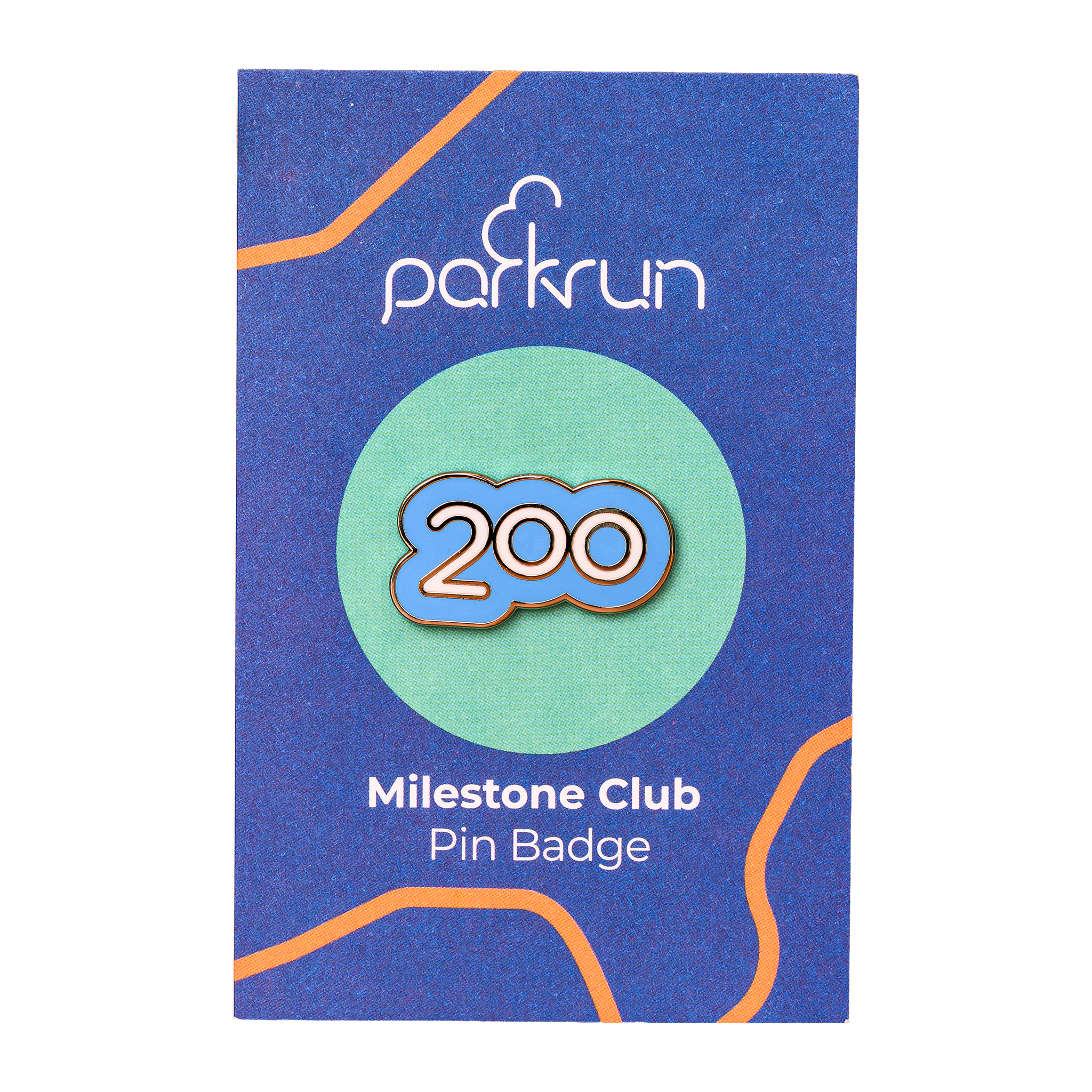 Walk/Run 200 Milestone Pin Badge