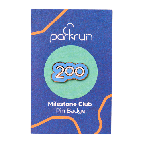 Walk/Run 200 Milestone Pin Badge