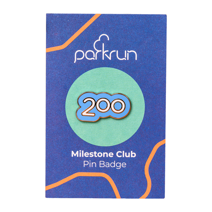 Walk/Run 200 Milestone Pin Badge