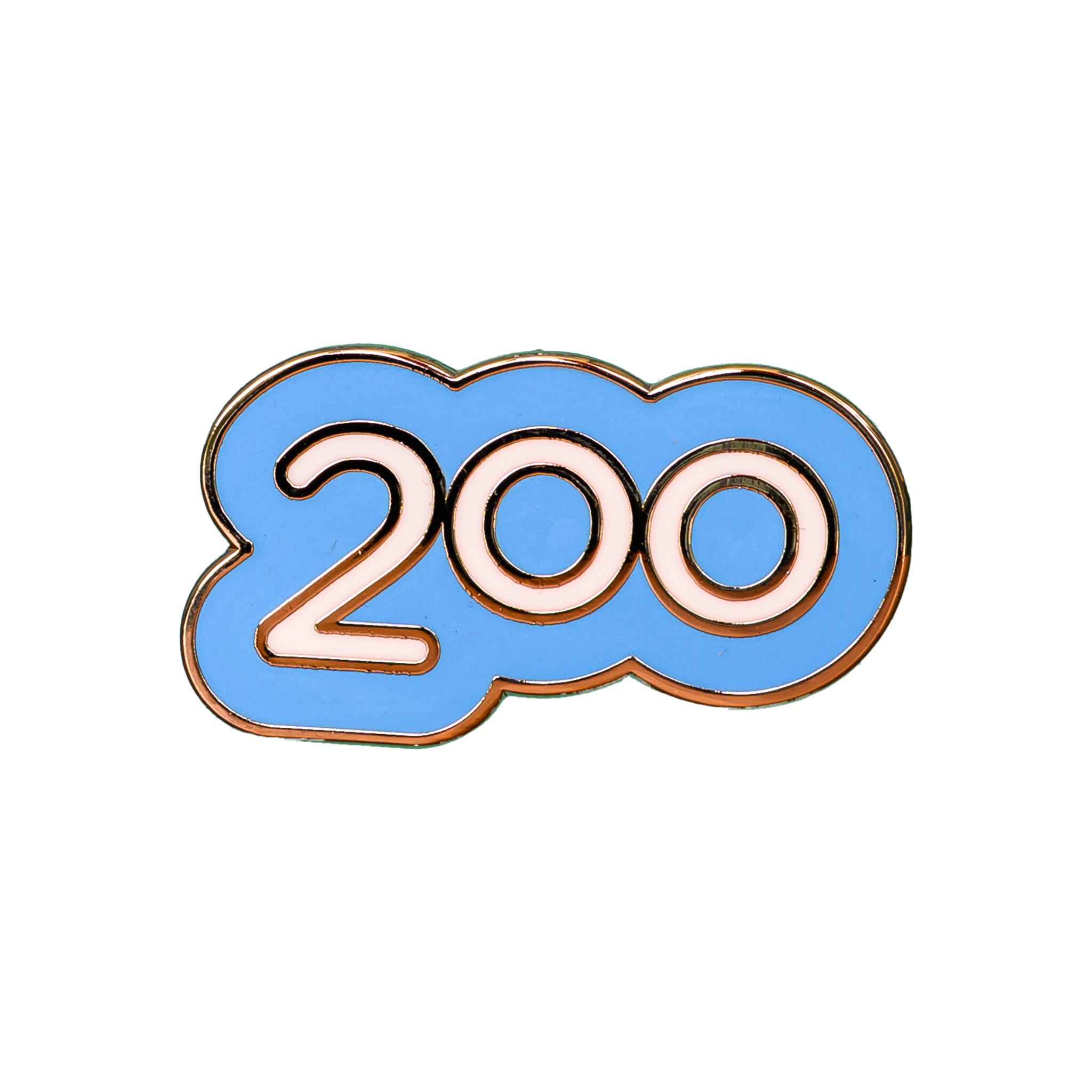 Walk/Run 200 Milestone Pin Badge