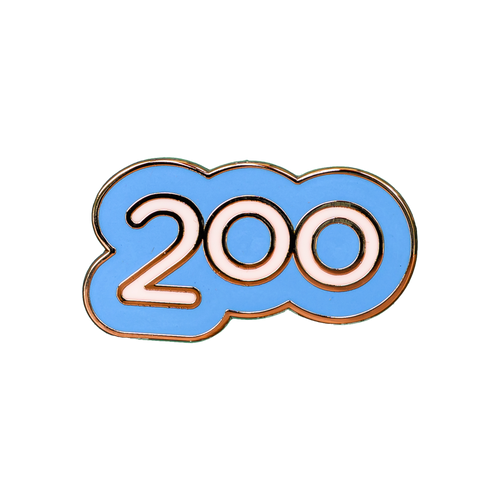 Walk/Run 200 Milestone Pin Badge