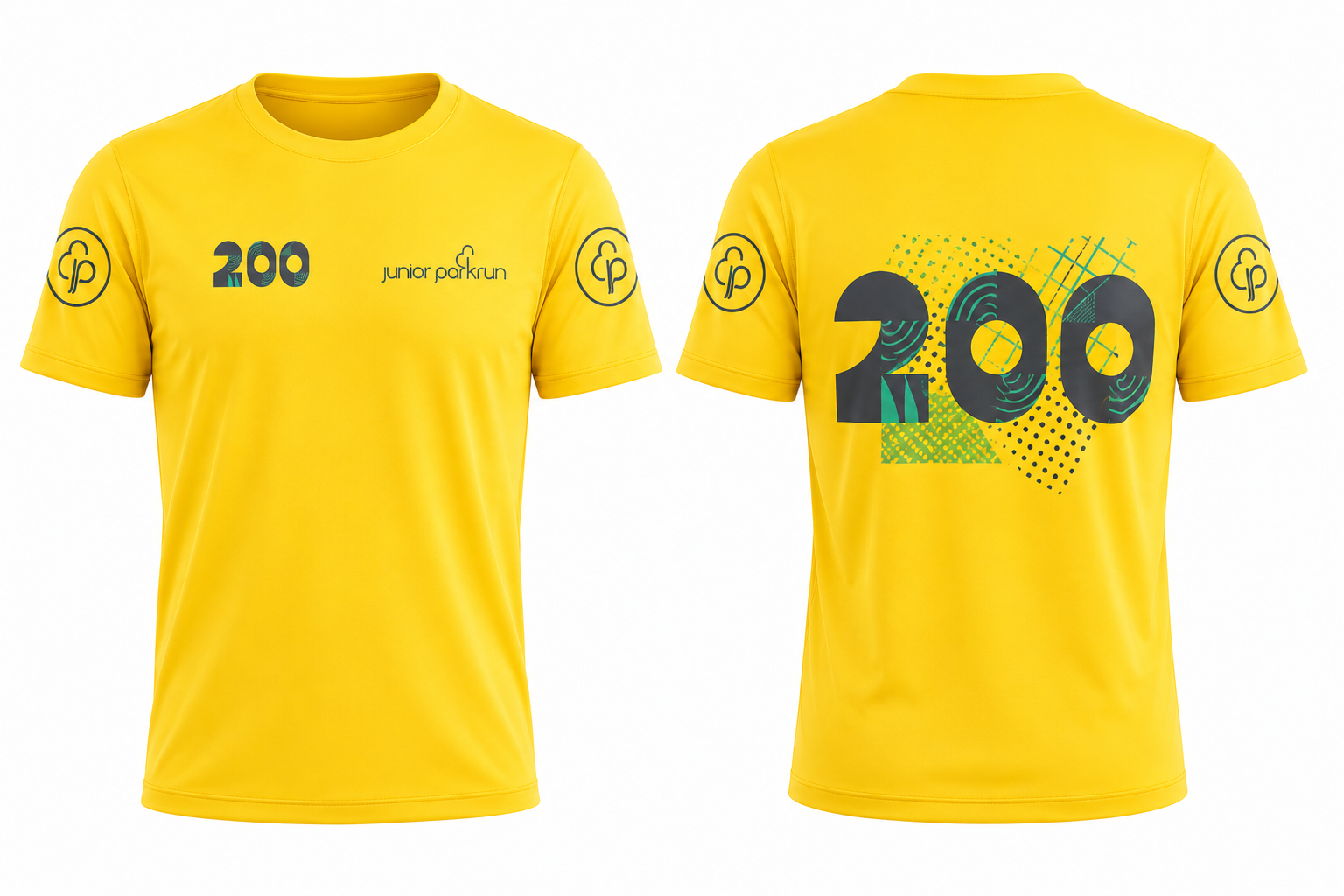 junior parkrun Milestone 200 Tee