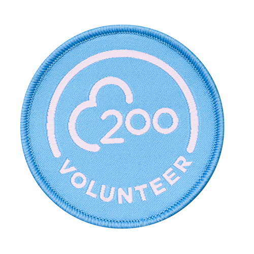 Volunteer 200 Milestone Woven Patch