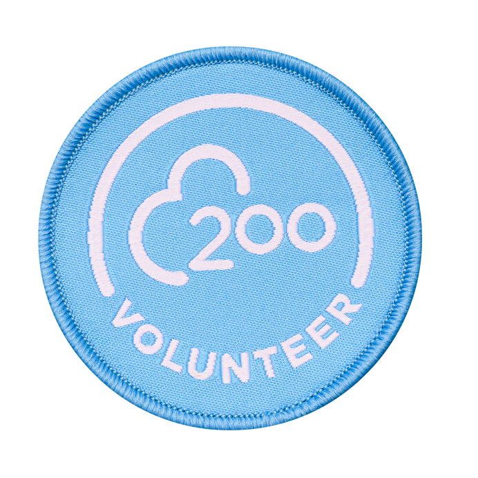 Volunteer 200 Milestone Woven Patch