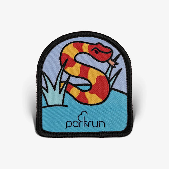 parkrun CHALLENGES Snakes Woven Patch
