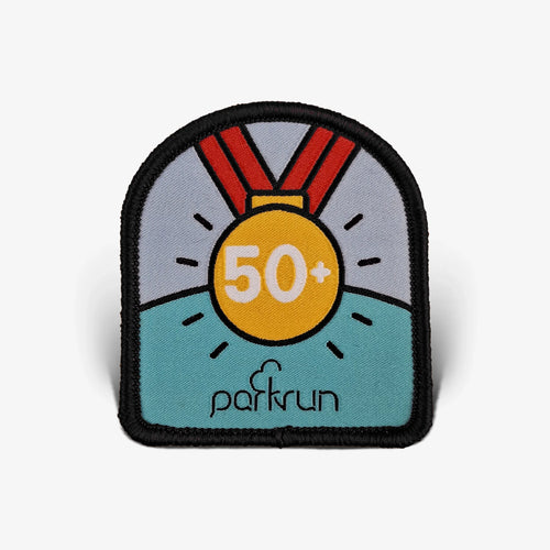 parkrun CHALLENGES parkrun Obsessive 50 Woven Patch