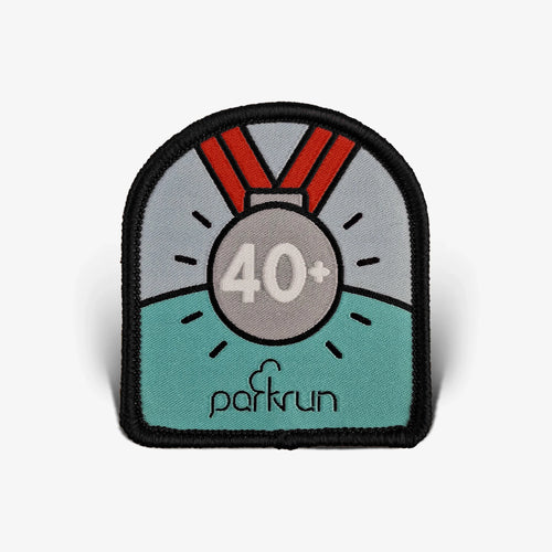 parkrun CHALLENGES parkrun Obsessive 40 Woven Patch