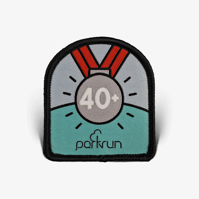 parkrun CHALLENGES parkrun Obsessive 40 Woven Patch