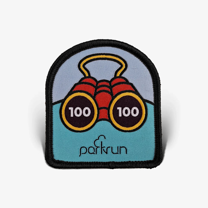 parkrun CHALLENGES Explorer 100 Woven Patch