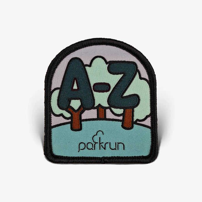 parkrun CHALLENGES Alphabeteer Woven Patch