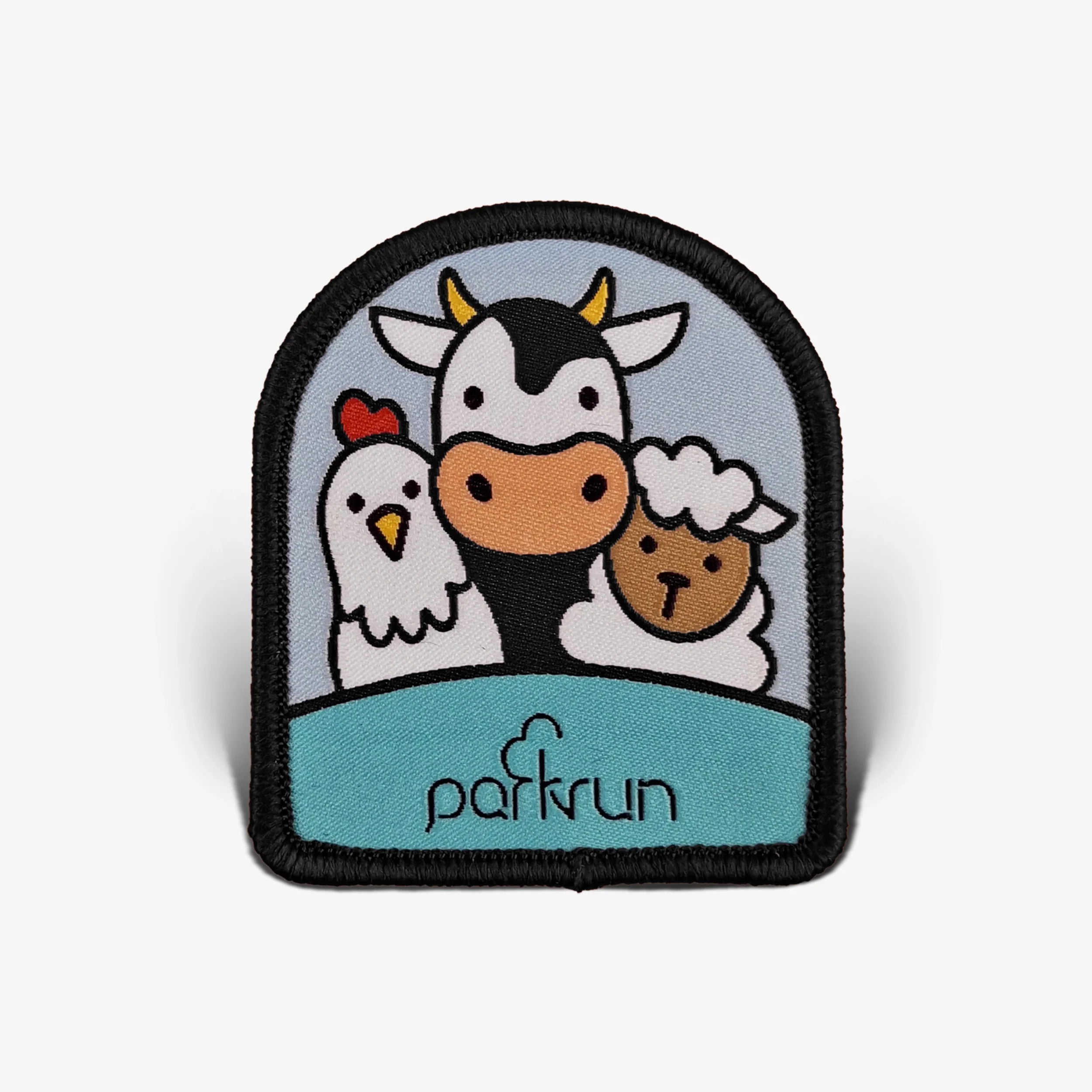 parkrun CHALLENGES Old MacDonald Woven Patch