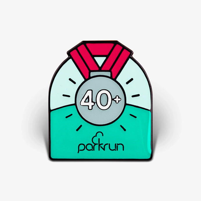 parkrun CHALLENGES parkrun Obsessive 40 Pin Badge