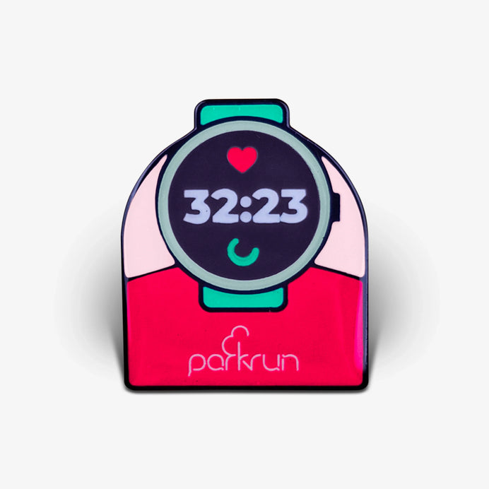 parkrun CHALLENGES Palindrome Pin Badge