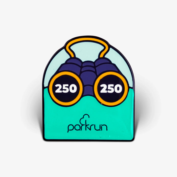 parkrun CHALLENGES Explorer 250 Pin Badge