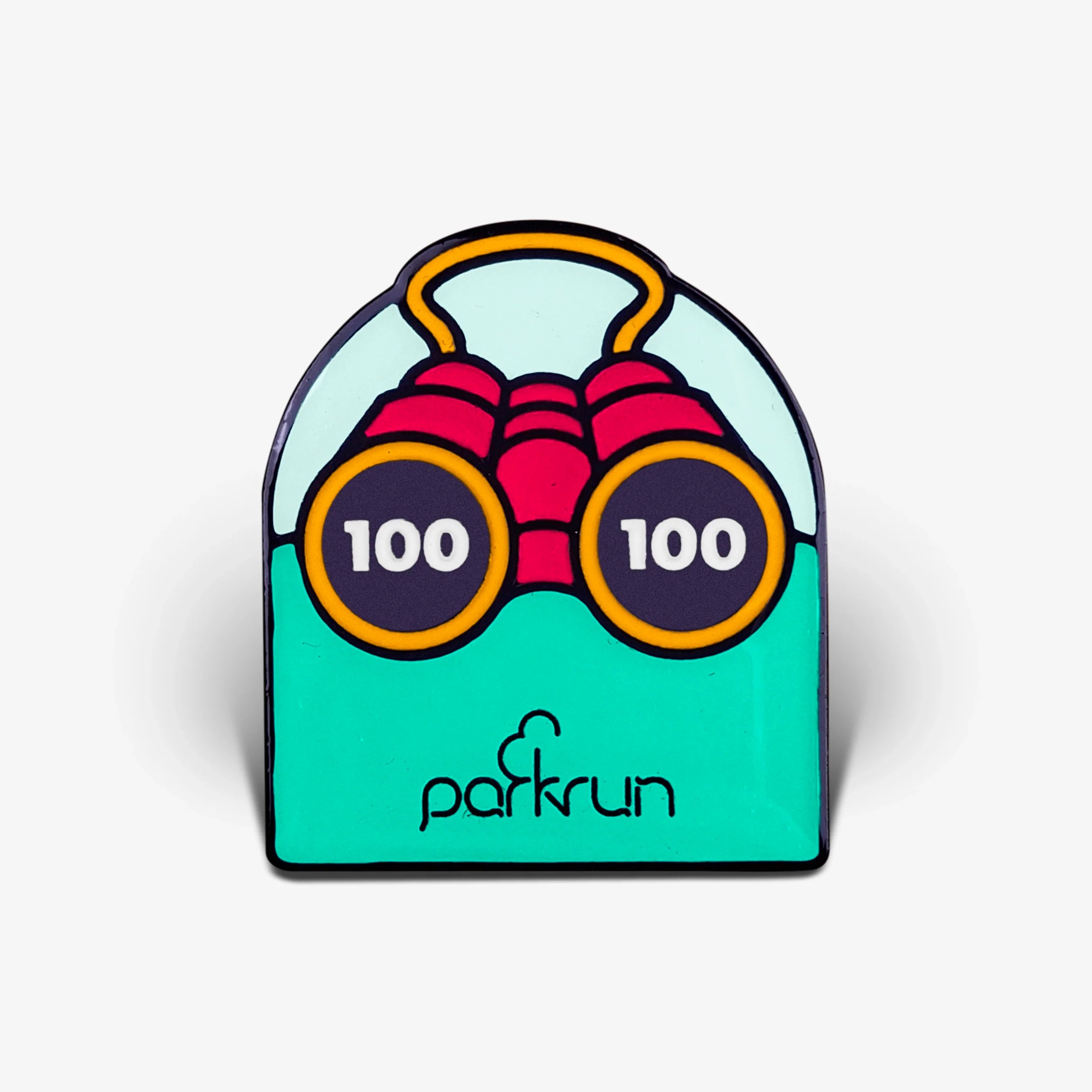 parkrun CHALLENGES Explorer 100 Pin Badge