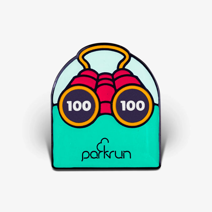 parkrun CHALLENGES Explorer 100 Pin Badge