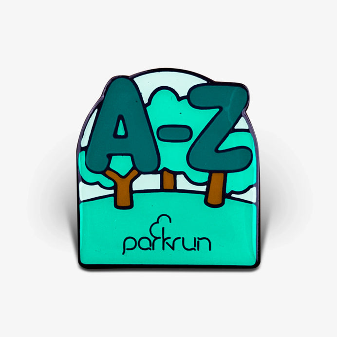 parkrun CHALLENGES Alphabeteer Pin Badge