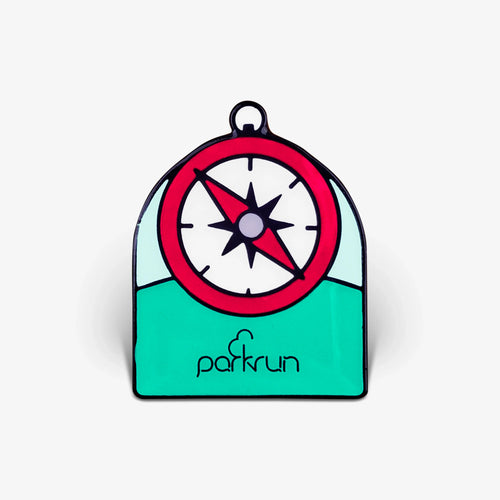parkrun CHALLENGES Compass Club Pin Badge