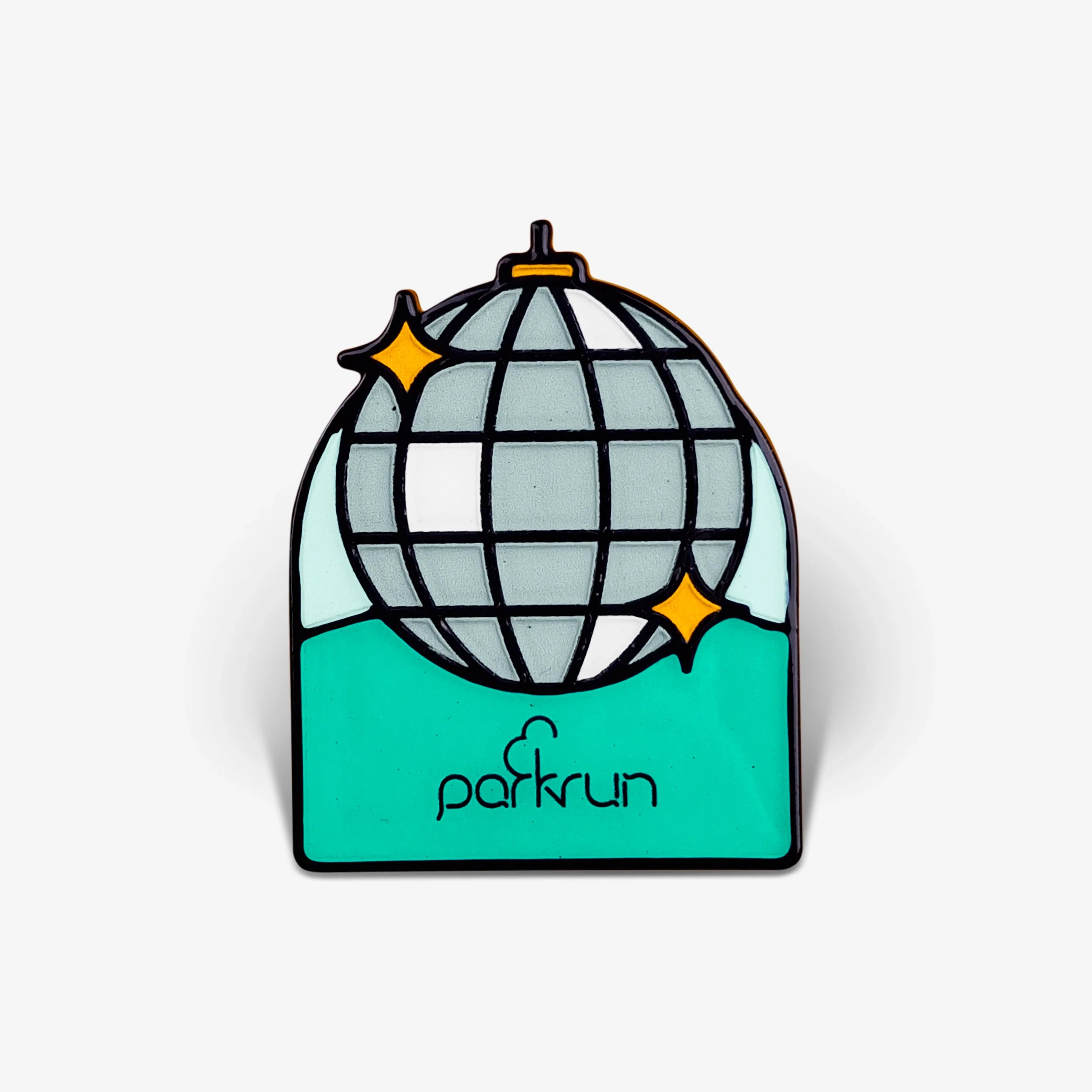 parkrun CHALLENGES Staying Alive Pin Badge