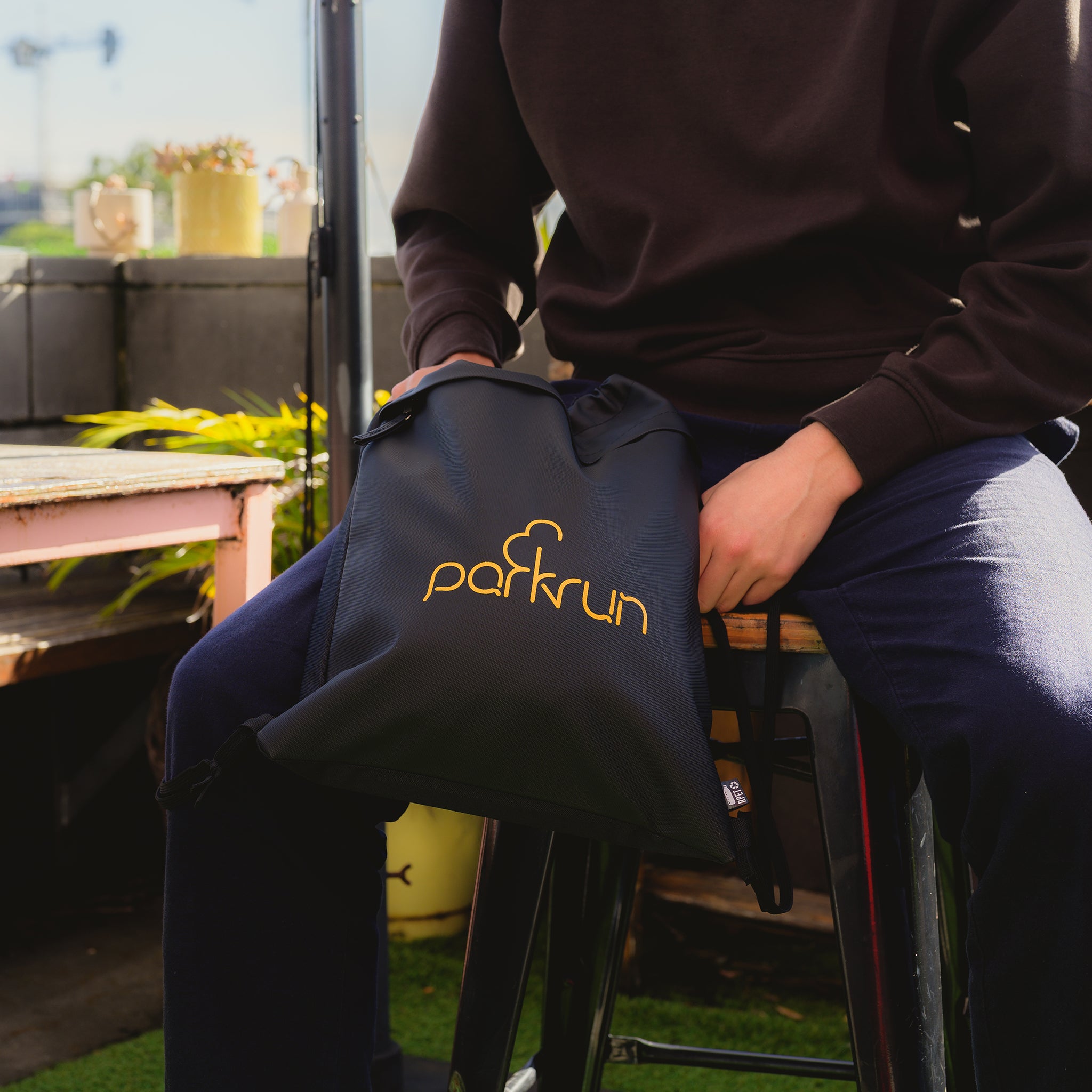 parkrun SWAG RPET Drawstring Bag