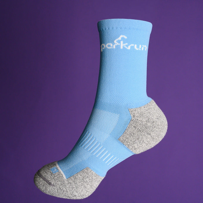 Half Crew Socks - Sky Blue