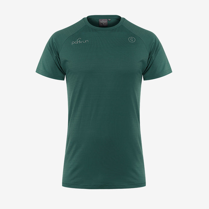parkrun Milestone Mens Volunteer T-Shirt 250 - Green