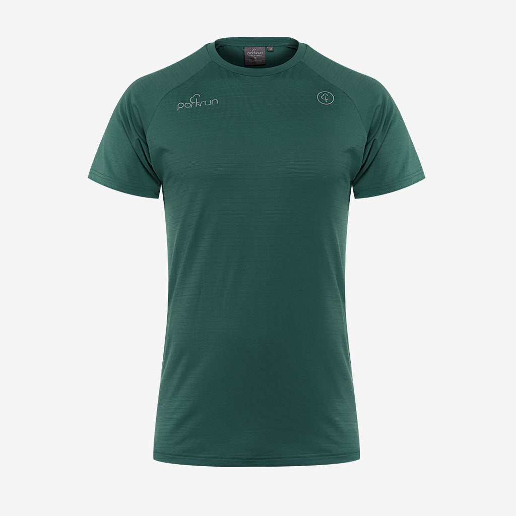 parkrun Milestone Mens Volunteer T-Shirt 250 - Green