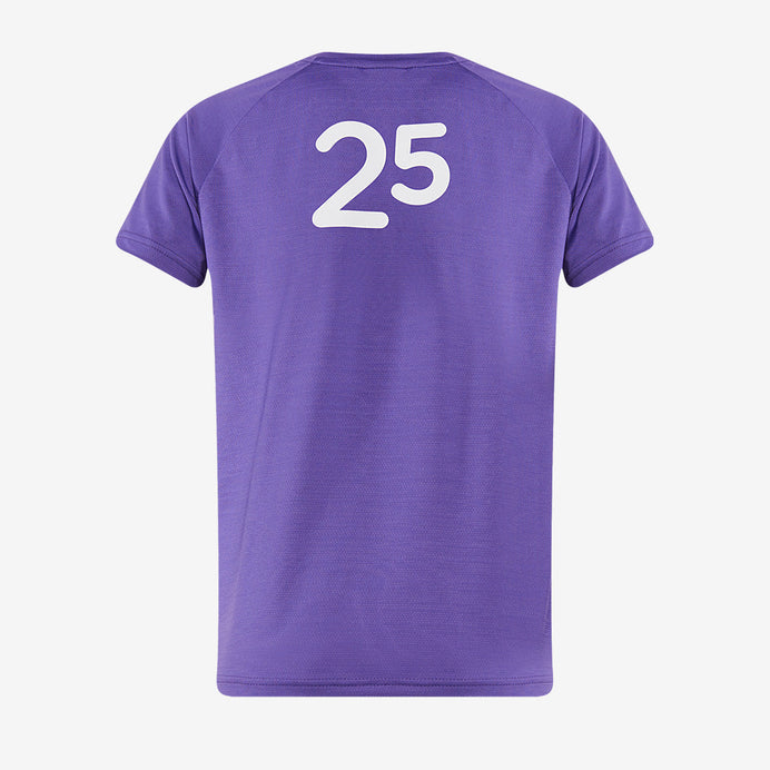 parkrun Milestone Junior T-Shirt 25 - Purple