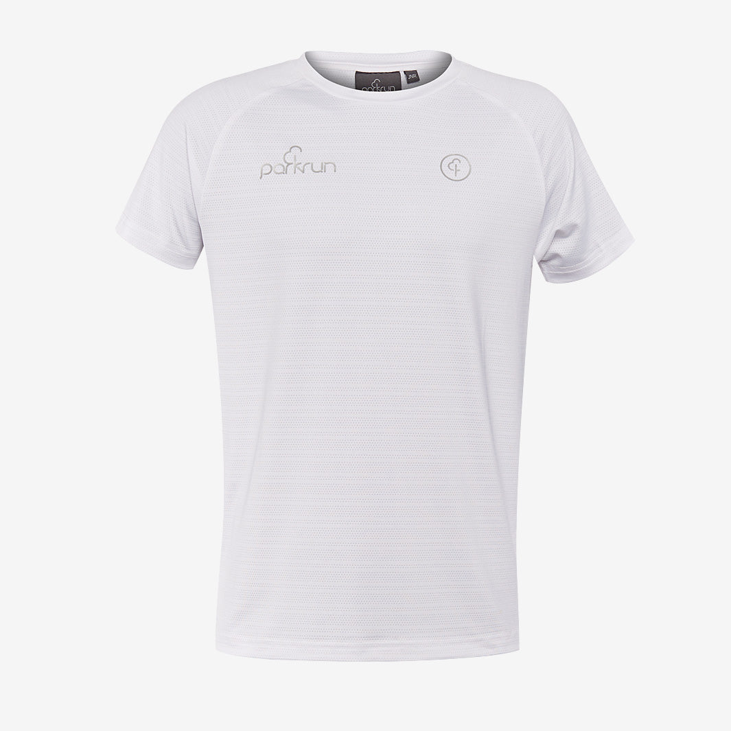 parkrun Milestone Junior Volunteer T-Shirt 10 - White