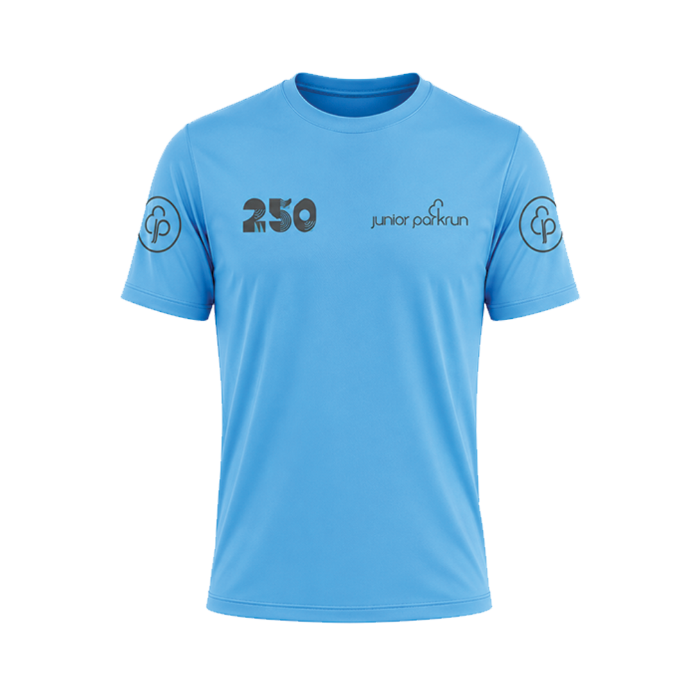 junior parkrun Milestone 250 Tee