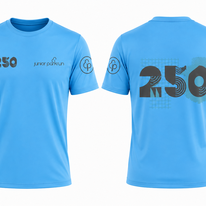 junior parkrun Milestone 250 Tee