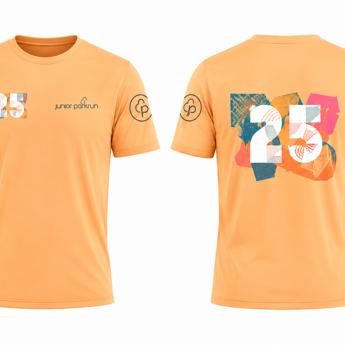 junior parkrun Milestone 25 Tee
