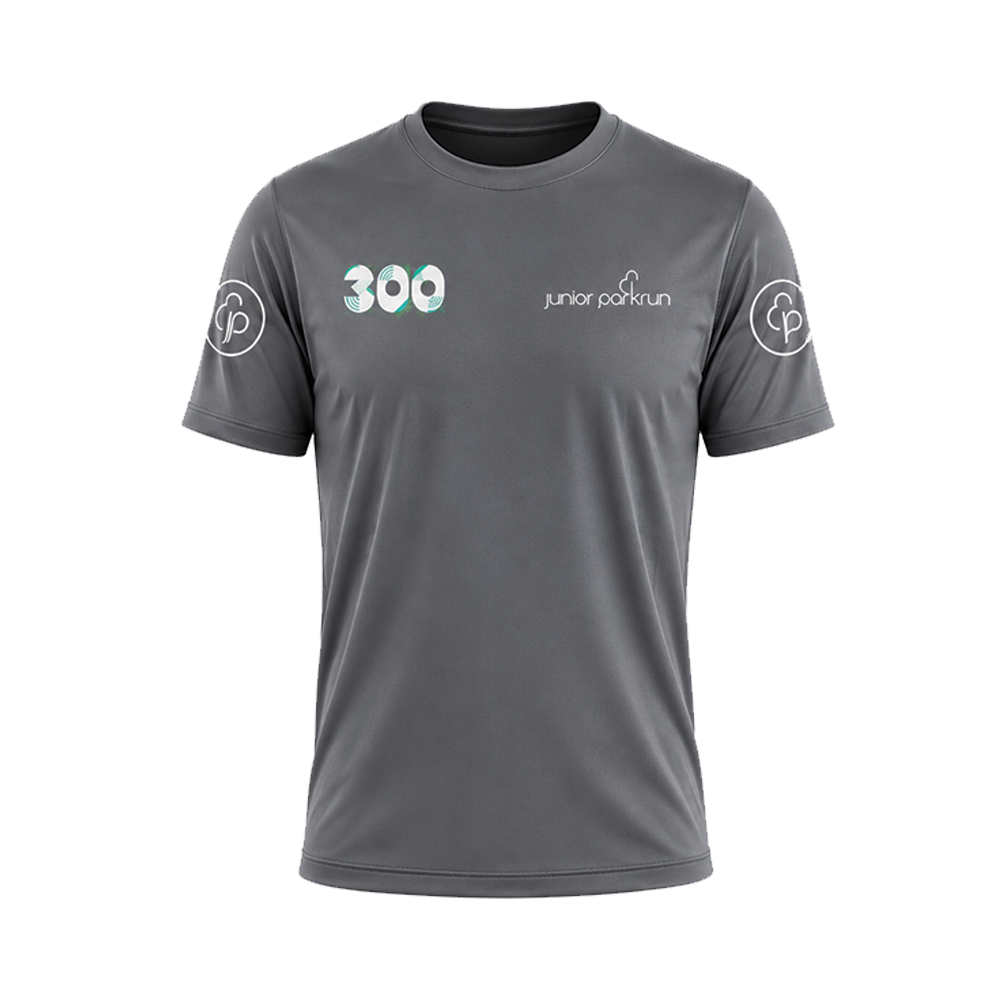 junior parkrun Milestone 300 Tee