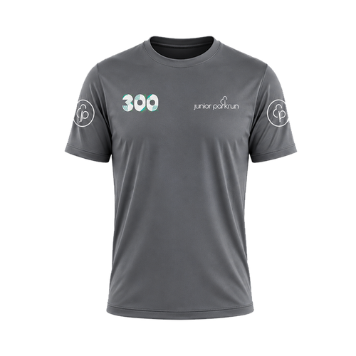 junior parkrun Milestone 300 Tee